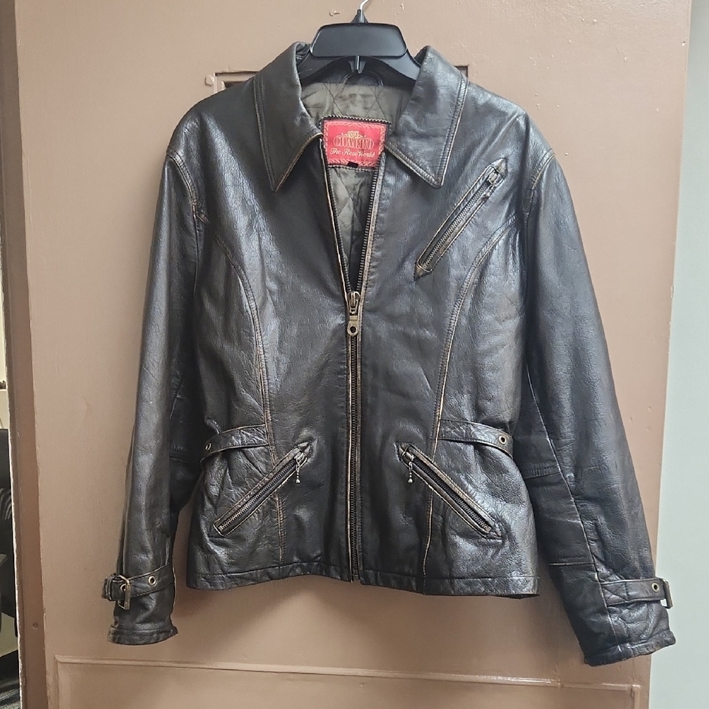 El Charro Distressed Leather Jacket